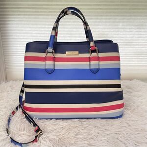 Kate Spade New York
EVANGELIE LAUREL WAY STRIPE SATCHEL Crossbody/ Handbag‎